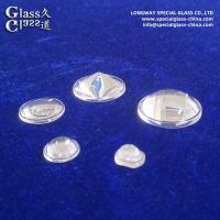 Lentilles asphériques LED en verre borosilicate durable pour les applications de durcissement à haute intensité