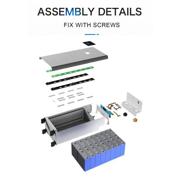 Seplos 16S 200A DIY Kit Lifepo4 аккумуляторная коробка без ячеек