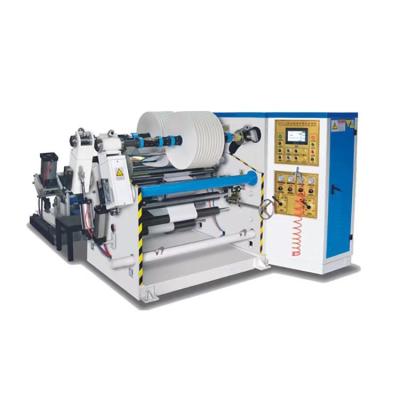 PLC Control System 450mm Surface Curl Slitting Machine Non Woven Fabric And Aluminum Foil Slitting Machine