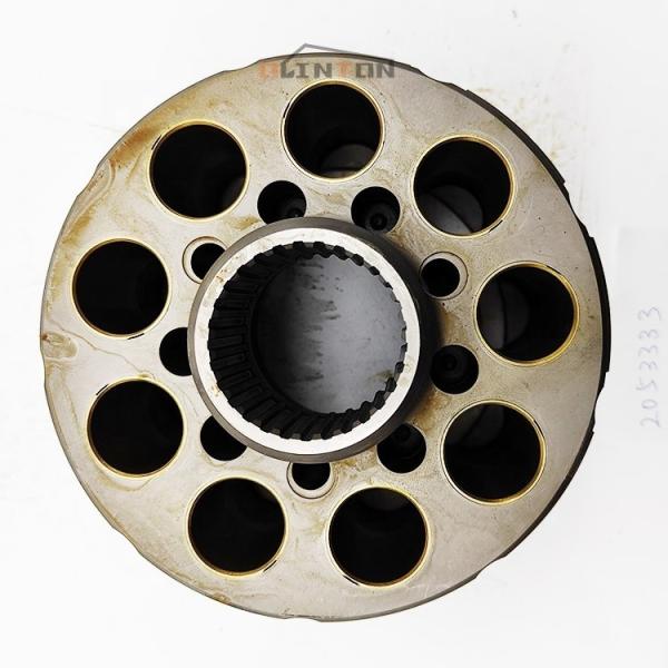 Construction Works ZX330 ZX350 Excavator Travel Motor Cylinder Block Part No 2053333