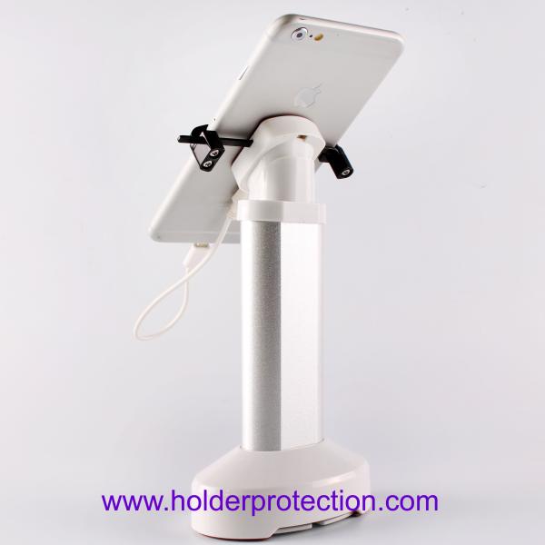 COMER Security mobile phone charge holder with grip with cable concealed inside