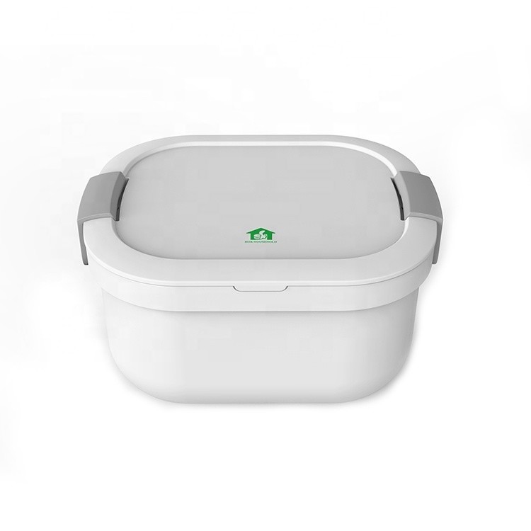 1720 ml 2 in 1  Inner Tray and Sauce Jar BPA Free Set Plastic Salad Bowl with Lid