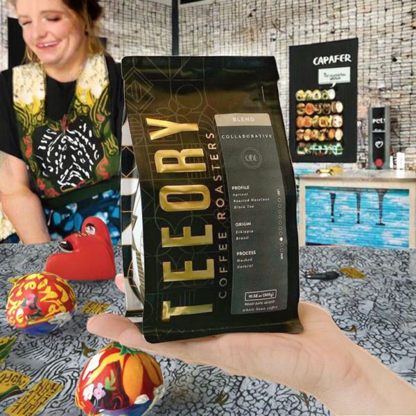 Custom Printed Branded Matte Flat Bottom Food Grade Coffee Packaging Bags Valve Zipper MOPP/VMPET/PE Material Guangdong ODM OEM