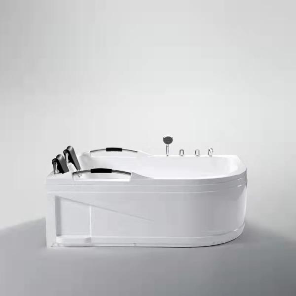 Whirlpool Massage Bathtubs Acrylic Double Corner Hot Tub for 2 Person Outdoor SPA