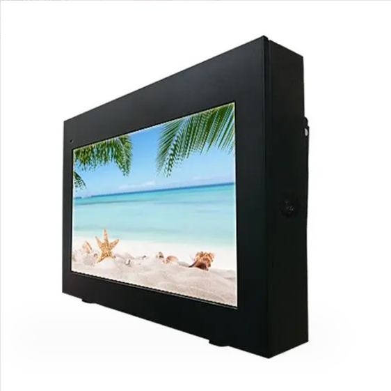 MJK Commercial 32 Inch Full Color High Brightness Digital Poster Waterproof IP65 Outdoor LCD Wall Mount Screen Display for