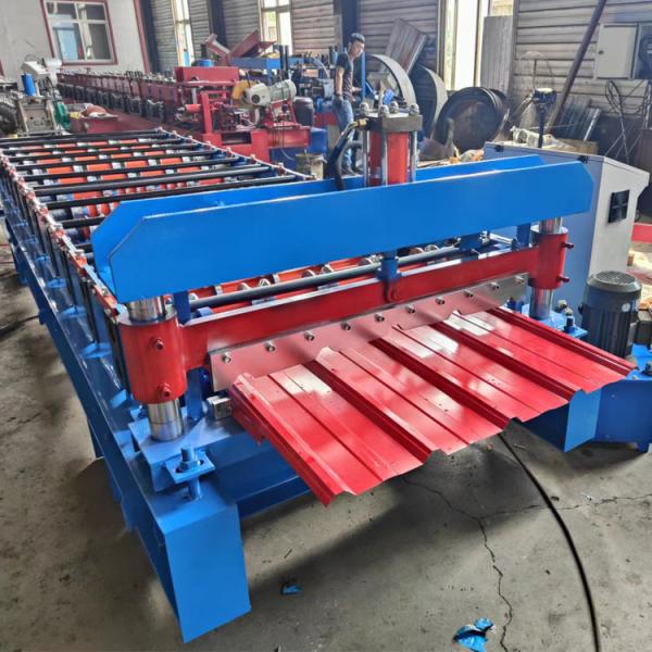 Africa Popular Design Corrugated Trapezoidal Steel Metal Iron Roof Sheets Roll Forming Machine
