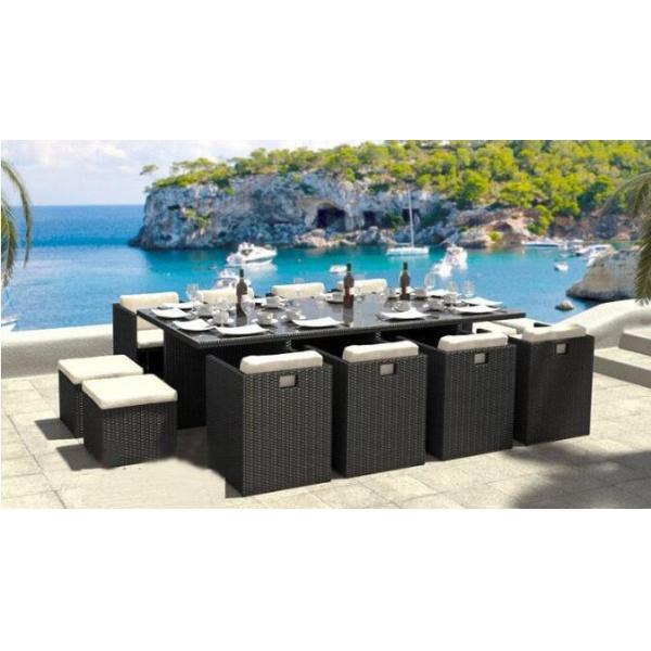 Leisure Aluminium Outdoor Garden wicker chair PE Rattan patio Backyard table and chairs