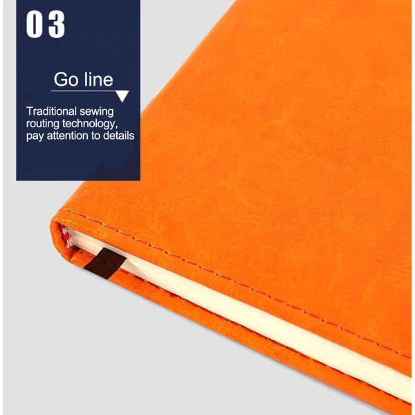 Macaron Colored A5 PU Leather Journal Notebook For Business Office Planning