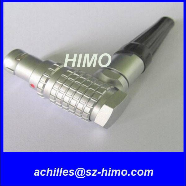2 Pin Lemo 90 Degree Right Angle To 4 D-Tap Splitter Cable For RED DSMC2 Jetpack RTmotion Sidekick