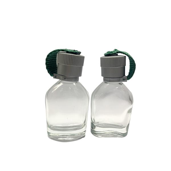 Стеклянные флаконы духов OEM 25ML небольшие путешествуют крышка дизайна чайника