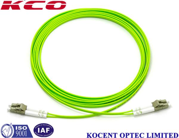 OM5 Multimode Duplex Fiber Optic Patch Cord Lime Green 10m 20m 30M PVC LSZH