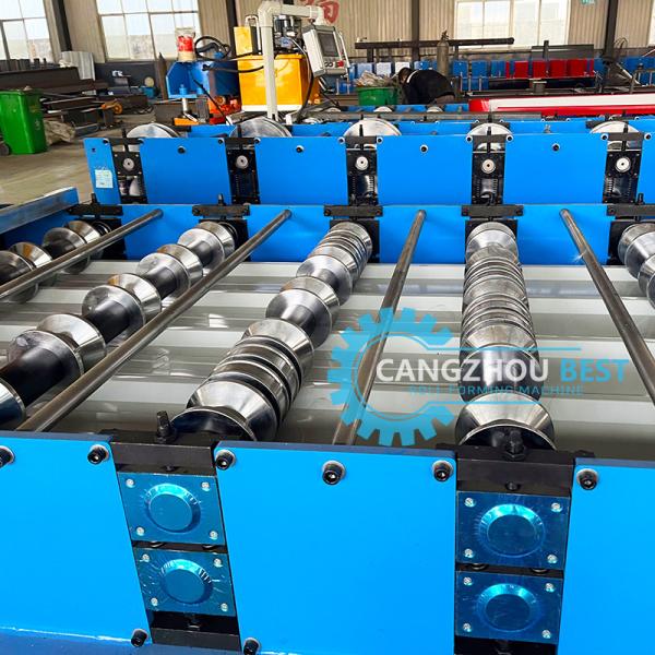 1220mm Coil Width Tr4 Roof Sheet Rolling Machine Steel Profile Making