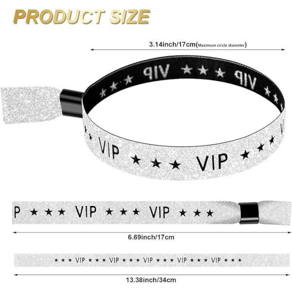 Convenient and Safe RFID Polyester/Ribbon Wristband for Concert Party Festival Events