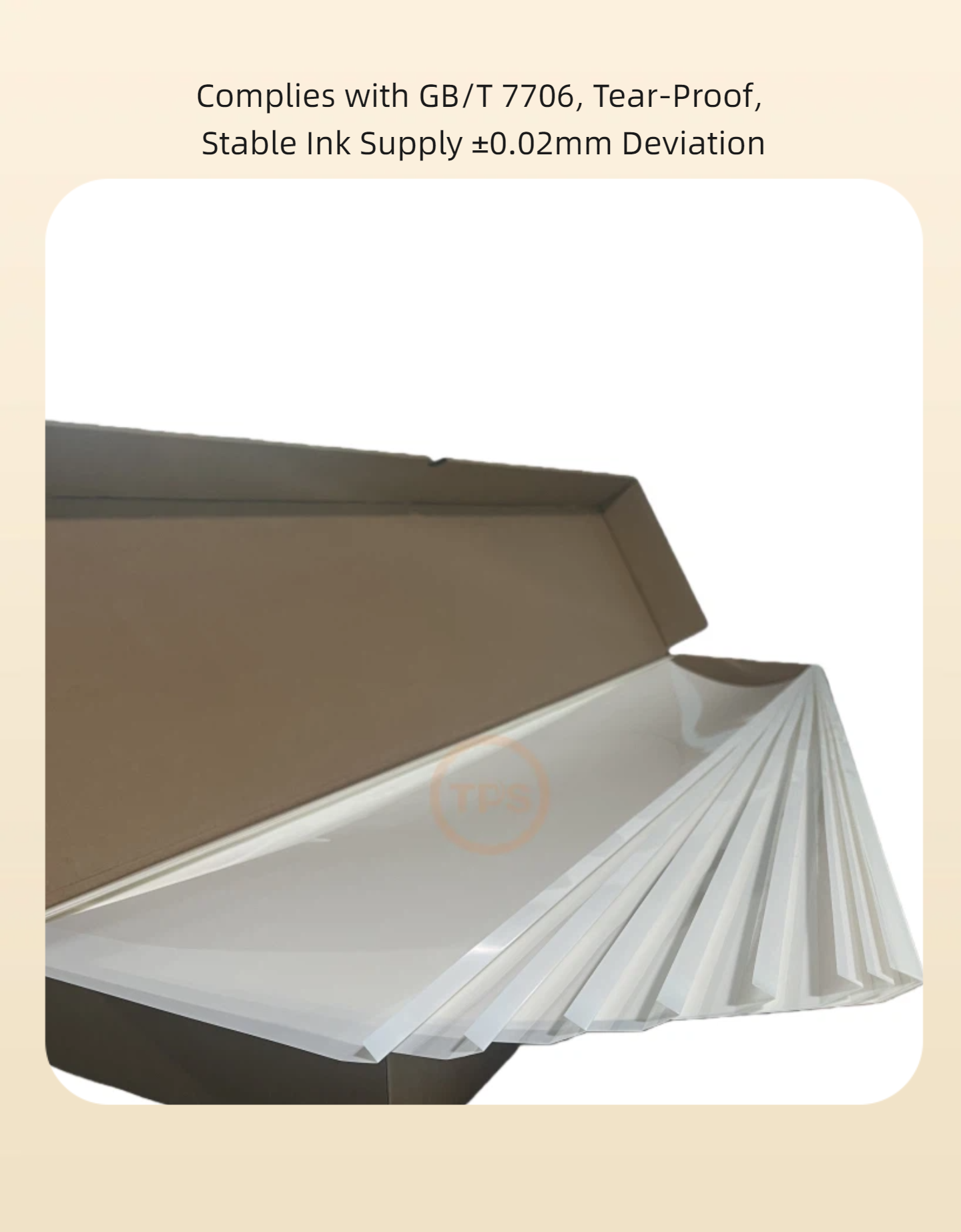 White PET Ink Fountain Film Offset Printing Ink Duct Foil MO SM52 SM72 SM74