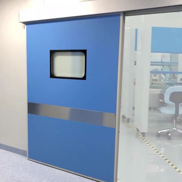 Electric Side Sliding Door Stainless Steel Honeycomb Medical Clean Door