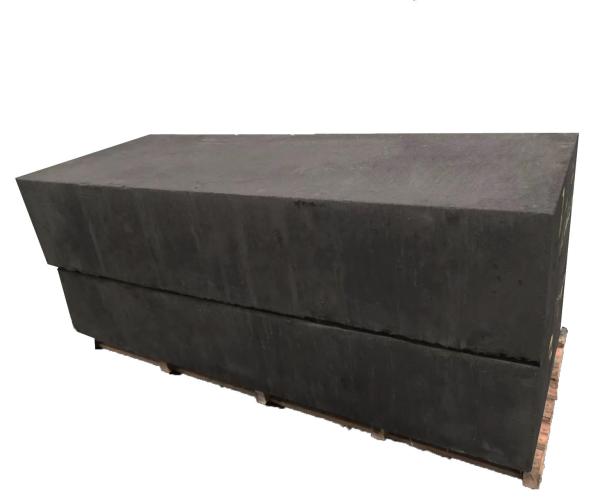 1.61 G/Cm3 Bloco de grafite de vibração lisa para peças de fornos ou elementos de aquecimento