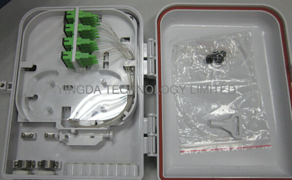 Огородите Splitter PLC коробки 1x16 Splitter оптического волокна порта установки 16 напольный