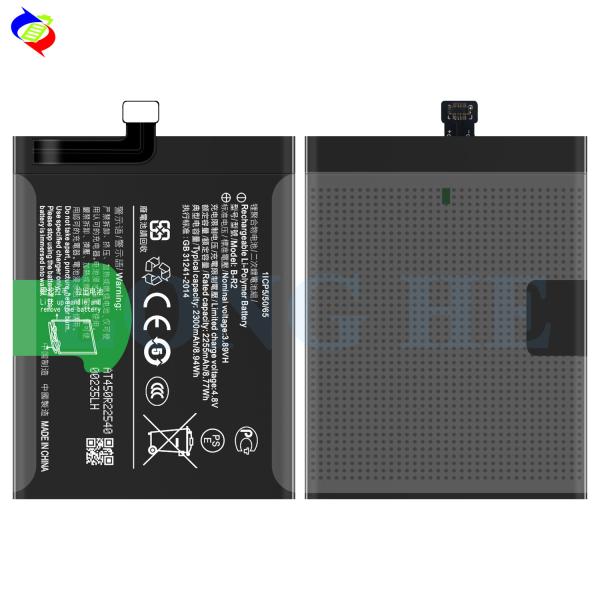 Batería de reemplazo de 2300 mAh negra B-R1 B-R2 Para modelos de teléfono móvil VIVO X Fold/V2178A