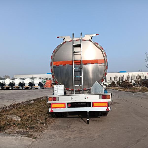 Factory 3 Axle 48CBM Oil Petrol Gasoline Diesel Transport Heavy Duty Tanker  Dual Drive Semi Truck Trailer Semi Trailer Tank