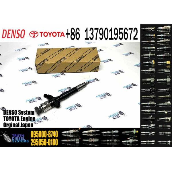 095000-8740 Diesel Fuel Injector 23670-09360 23670-0L070 for Denso Diesel Injector Engine Spare Parts for Toyota Hilux