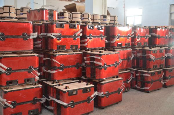 Red Color Ceramic Bbq Grill Barbecue Set Clay Material Customized Prnting