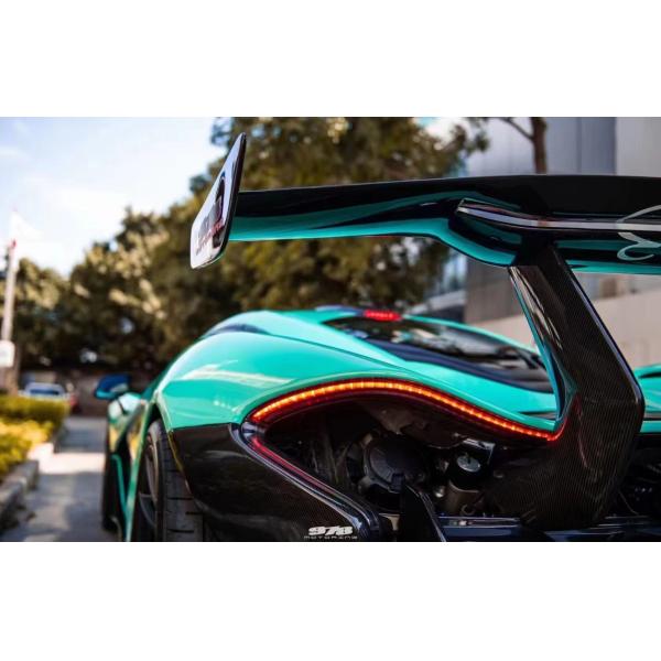For McLaren P1 Body Kit   P1 Upgraded GTR Style Front and Rear Bumper Spoilers Carbon Fiber Body Kit