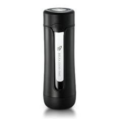 Nontoxic 325ml Unbreakable Borosilicate Glass Water Bottle With ABS Sleeve Cover