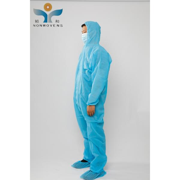 Full Body Protect Disposable Coverall Protective Medical Suits Waterproof For Hospital