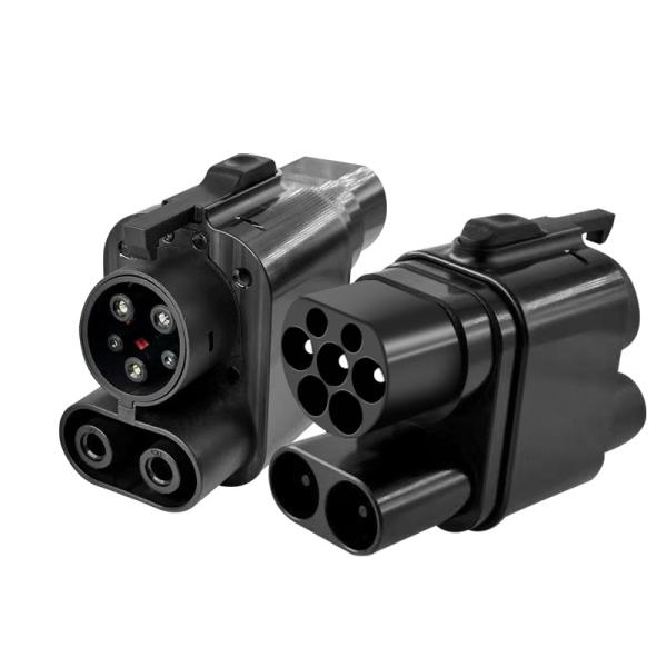 250KW PC Copper CCS2 to CCS1 EV Connector 250A Adapter The Must-Have Component for Outdoor Travel Charging