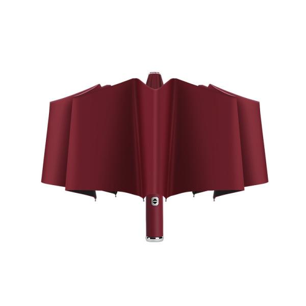 Custom Logo Printed LED Flashlight Umbrella Double Ribs and Anti-UV Windproof Design