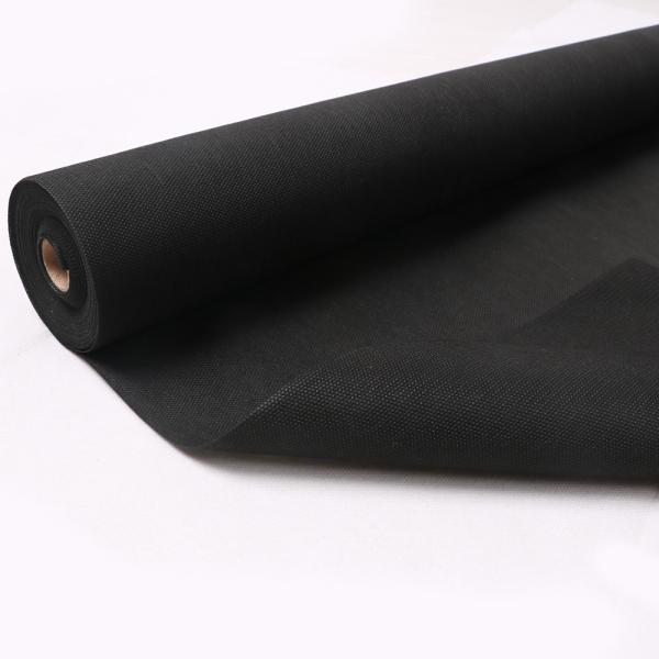 Preto 100gr não tecido hidrófilo da tela do controle de ervas daninhas do jardim do geotêxtil resistente