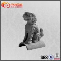Templo chinês budista Grey Dragon Roof Ridge Tiles Unglazed dos ornamento do telhado
