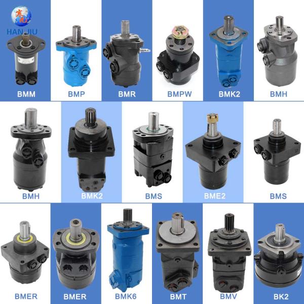 Piezas hidráulicas del cortacésped del motor de la rueda y eje derecho e izquierdo de los accesorios, de Parker y del motor blanco de la rueda de 31.75m m