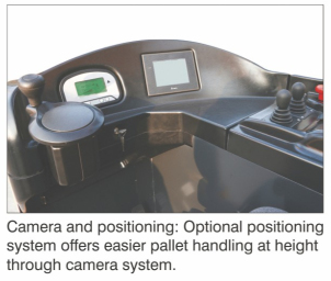 High Reach Warehouse Reach Truck , Container Handling Reach Type Forklift