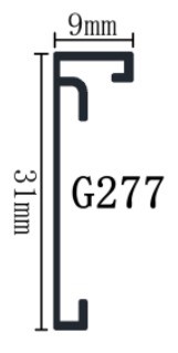 Polishing and Brushed Silver Picture Frame Extruded Aluminum Profile for Mirror Frame