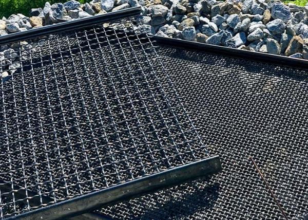 0.71mm Crusher de acero de bajo carbono malla de pantalla para la minería