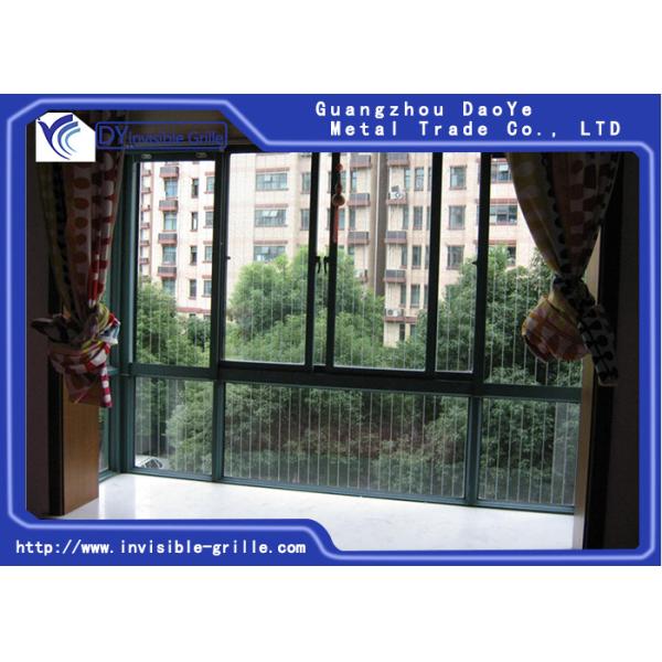 Negro gris Color de acero inoxidable Ventana de alambre Invisible Rejilla 2.0mm