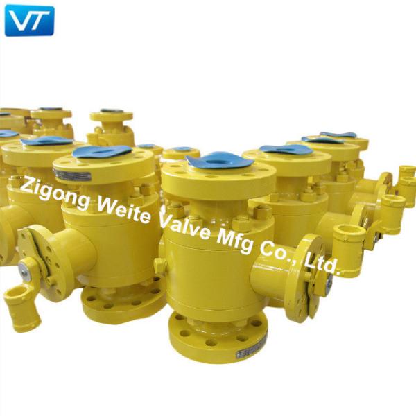 RPTFE 2 Floating Ball Valve High Pressure Class 600 Soft Seat Ball Valve