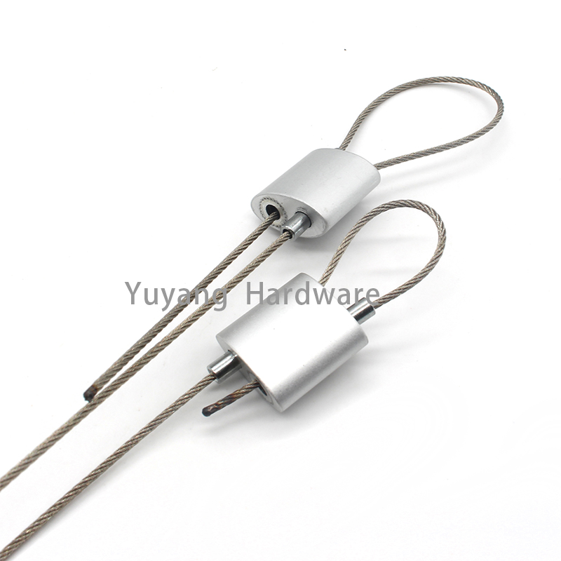 YUYANG Copper Wire Rope Clip Hanging Kit for Linear Lights-High Strength