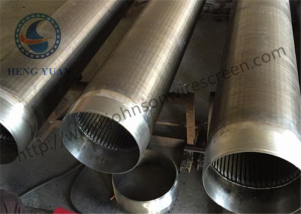 Fente de puits d'eau 1,0 millimètres d'acier de Johnson Wedge Wire Screens Stainless