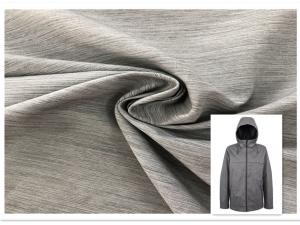 Smooth Surface 100 Polyester Elastane Fabric Stretch Two - Tone Coating Good