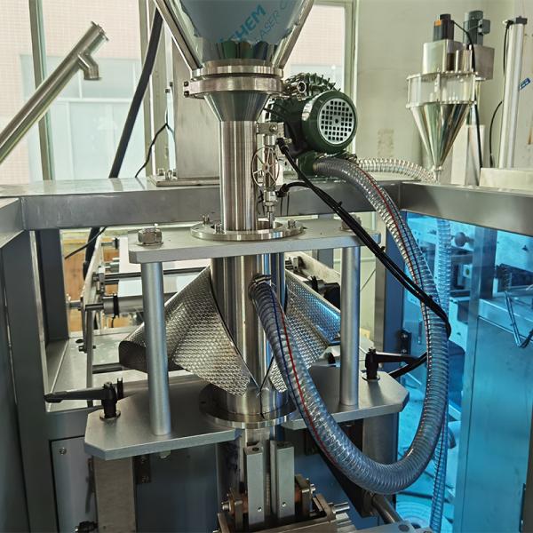 Automatic High Speed Soy Milk/Spices/Corn Starch/Coffee/Flour/Medical/Seasoning Powder Gusset Bag Packaging Machine