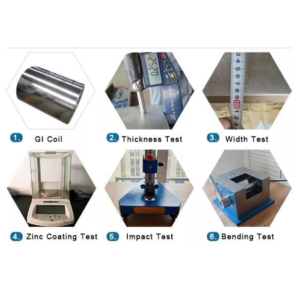 Hot Dipped SGCC Z100g Galvanized Steel Coil Width 2.5mm * 1220mm Zero Spangle