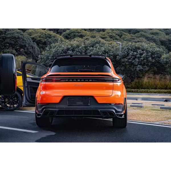 Porsche Cayenne Widebody Body Kit MSY Style Front Lip Diffuser Spoiler Body Kit Porsche