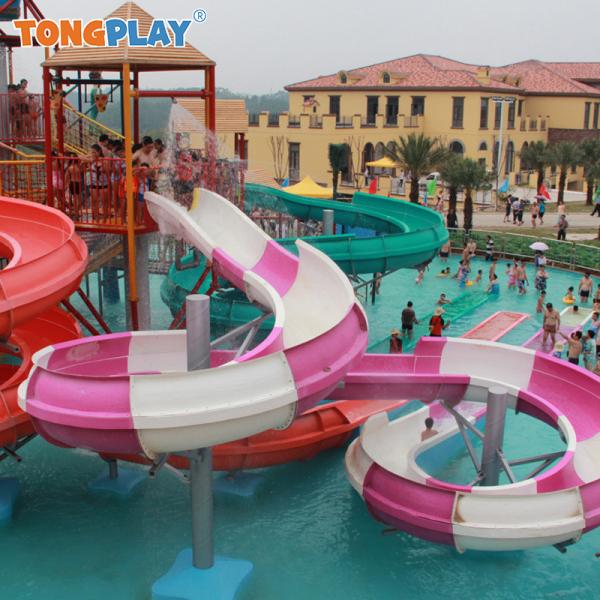 Water Playground Manufacturing Fiberglass Water Slide Pool Slide Prices for Amusement Entertainment