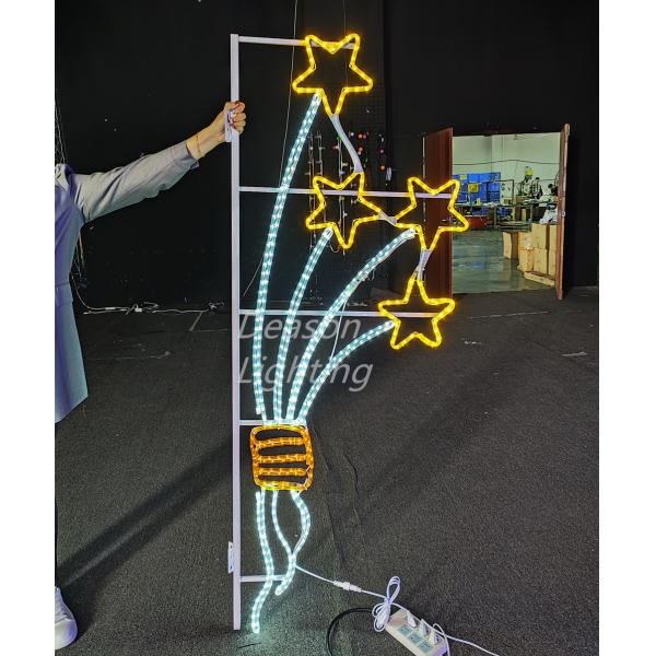 outdoor lamp post christmas decoration lights