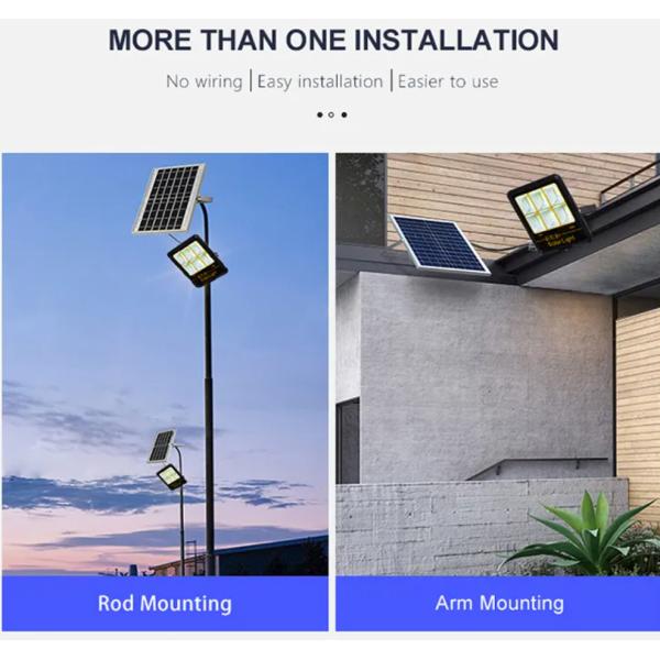 IP65 Waterproof 200W-400W Solar Flood Light with 15000LM High Lumen LED Solar Garden Floodlight