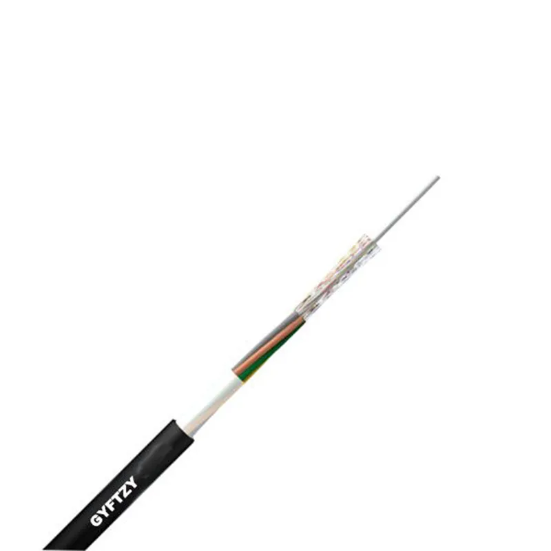 Non Armored Stranded Outdoor Fiber Optic Cable Loose Tube Flame Retardant FRP Gyftzy