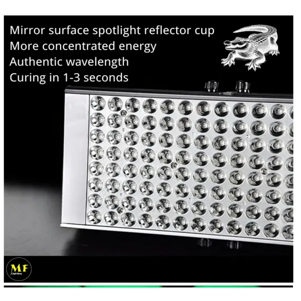 Industrial-Grade 300W 50~110mm Height-Adjustable Frame IP43 Rated UV LED Curing Lamp for Wallboard Tile 3D Printing Mass Production