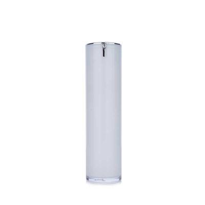 Modern Aesthetics Airless Pump Bottles 50ml Dual Chamber Pump White Airless